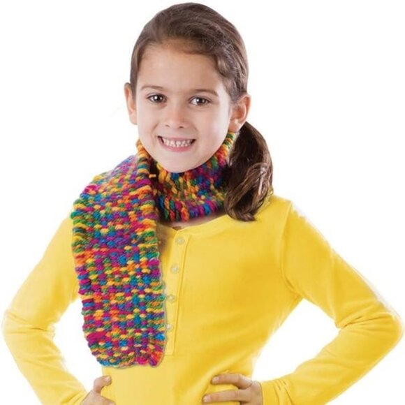 NEW Melissa & Doug Crafting Waving Loom Knitting Kids Craft Frame STEM TOY Monte - Picture 8 of 9